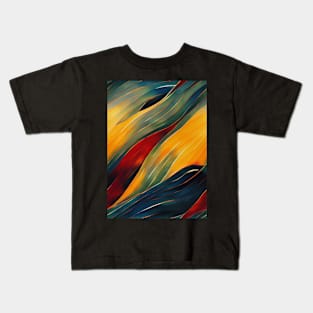 Rainbows Everywhere! Colorful abstract pattern #11 Kids T-Shirt